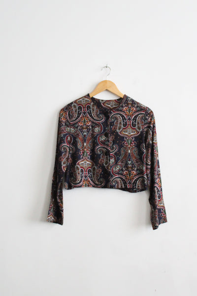 pinegrove cropped blouse (s/m)