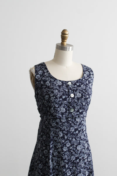 blue gardens mini dress