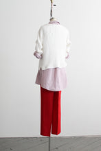 rib knit salt cotton sweater