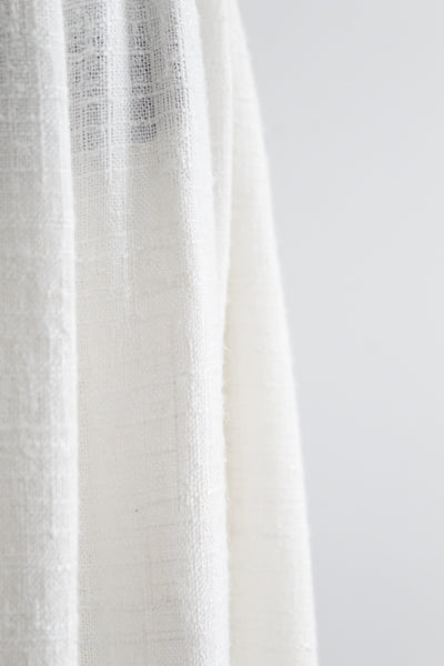 dogwood white woven midi skirt