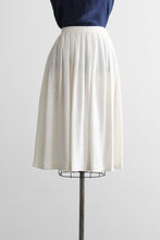 dogwood white woven midi skirt