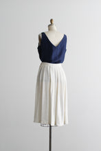 dogwood white woven midi skirt