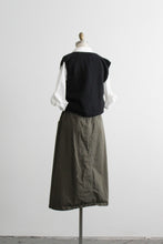 savannah cotton midi skirt