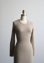 lambswool rib knit sweater dress