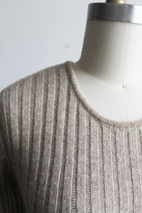 lambswool rib knit sweater dress