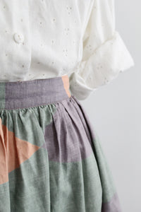 joshua tree linen skirt