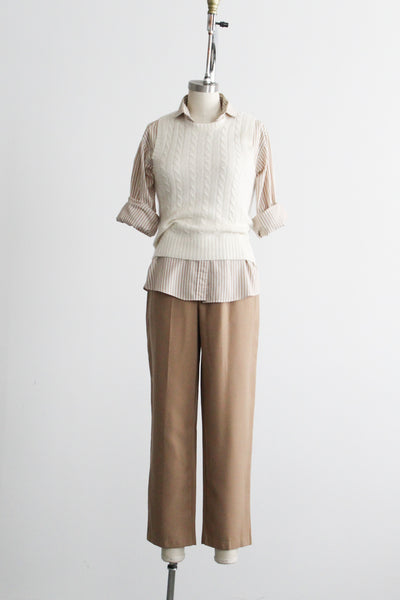 camel trousers