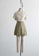 basil linen skort