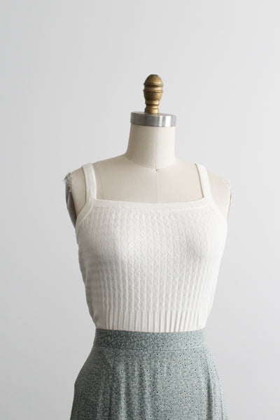 featherveil cotton tank