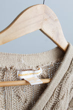 wheaten cable knit cardigan