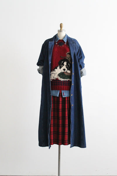 outrider denim trench (xl)