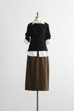 toast wool skirt