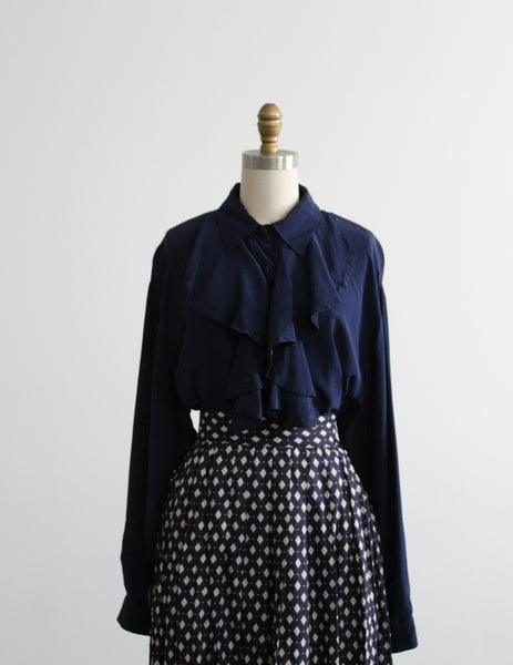 tidepool silk poet blouse