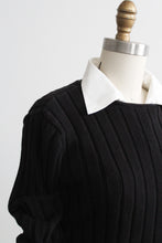 inkwell rib knit cotton sweater