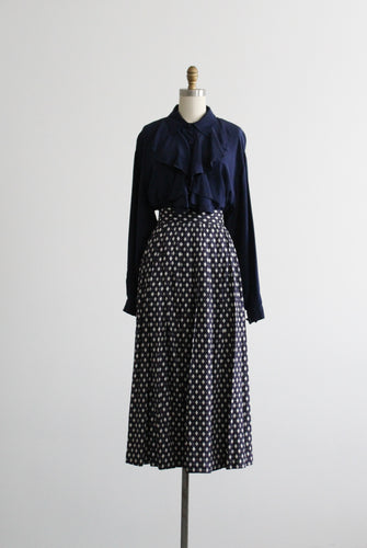 night sky midi skirt
