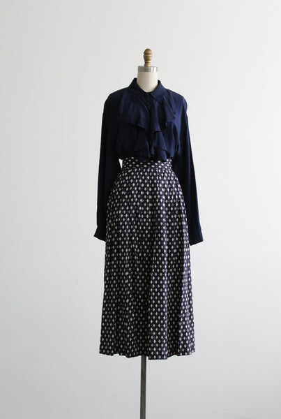 night sky midi skirt