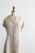 oat linen market dress (l)