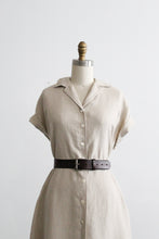 oat linen market dress (l)