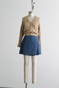 laurel lake denim skort