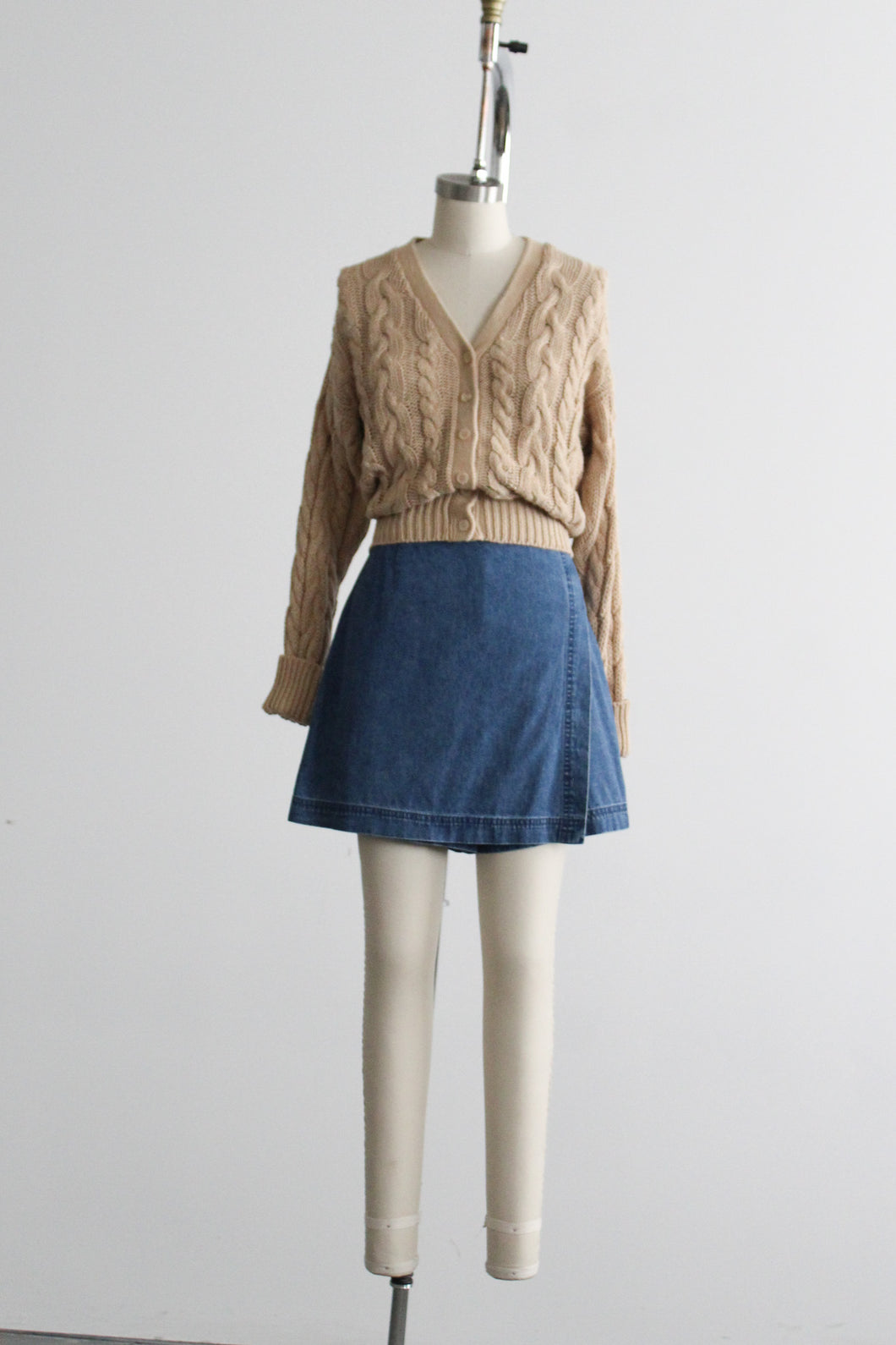 laurel lake denim skort