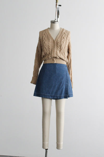 laurel lake denim skort