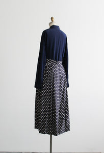 night sky midi skirt