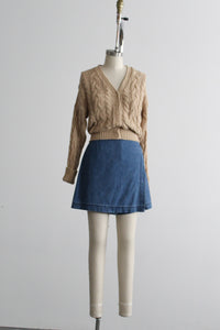 laurel lake denim skort