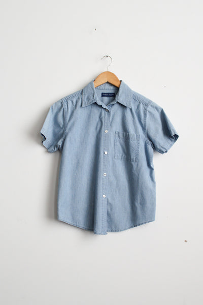 chambray button up