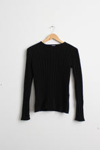 inkwell rib knit cotton sweater