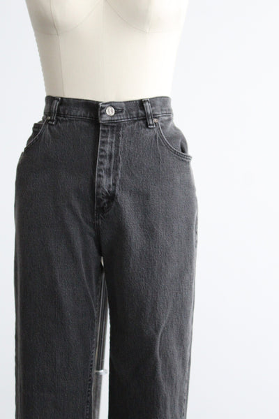 ash black mom jeans