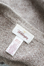 stitchwork silk & angora cardigan (m/l)