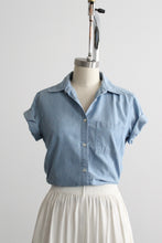 chambray button up