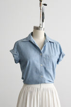 chambray button up