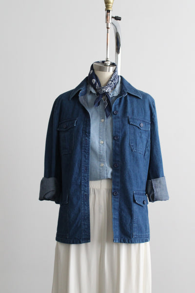 denim chore coat