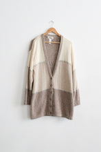 stitchwork silk & angora cardigan (m/l)