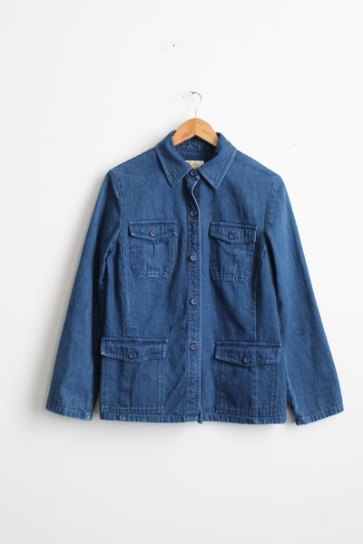 denim chore coat