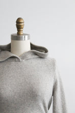 dove gray cashmere hoodie (s/m)