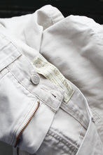 bone cotton cargo shorts