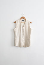 bone silk vest (s)