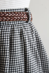 winter picnic midi skirt