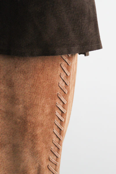 lamplight suede trousers