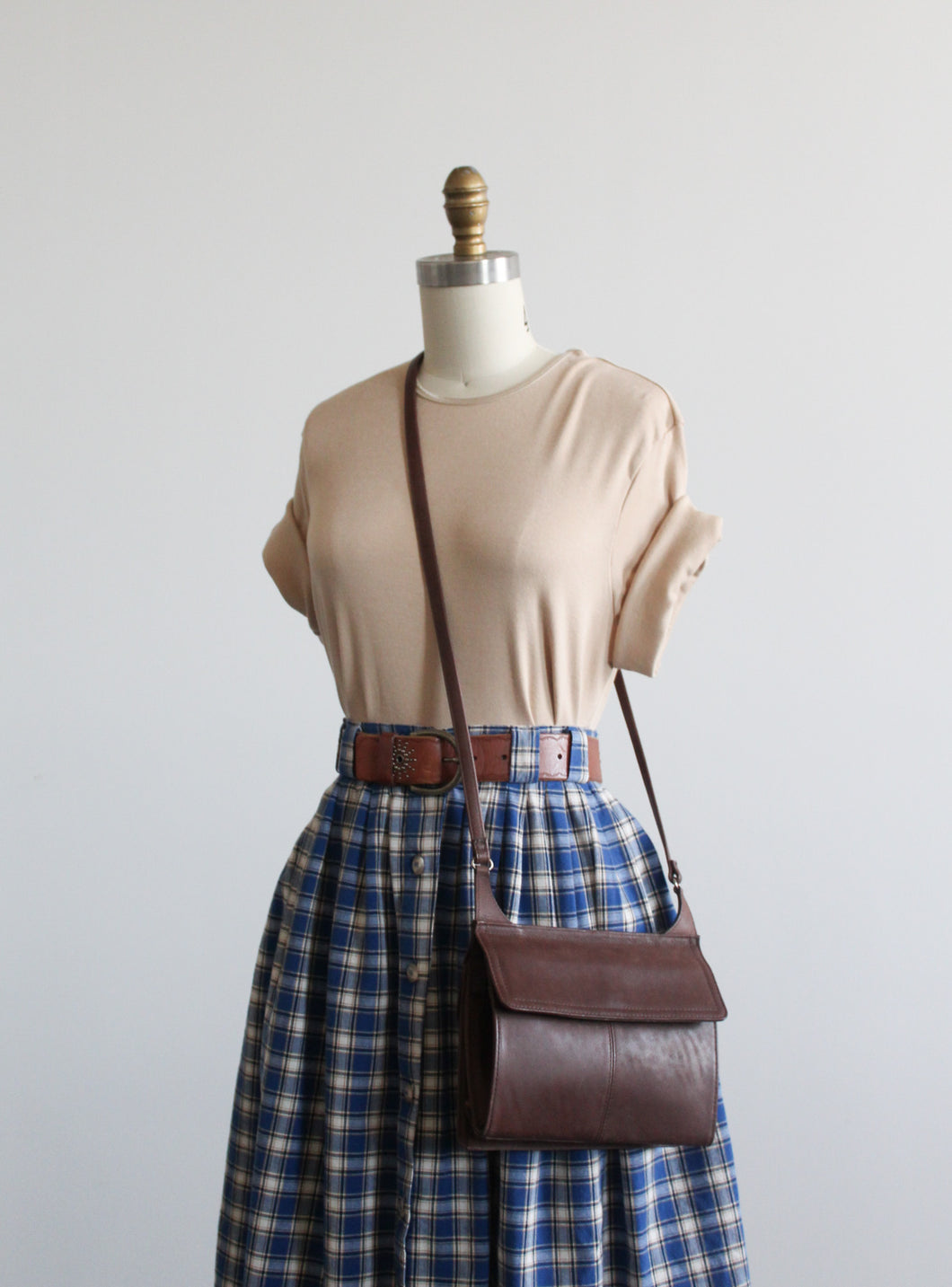 walnutshell leather shoulder bag