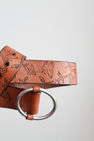 mothlight leather belt