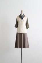 chestnut wool midi skirt (m)