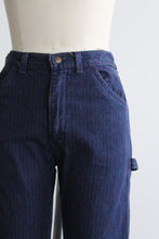 red stripe indigo mom jeans