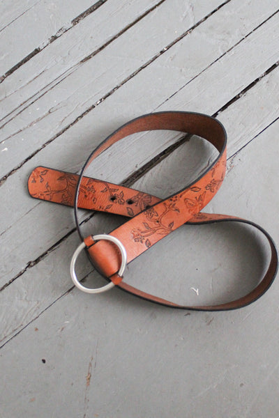 mothlight leather belt
