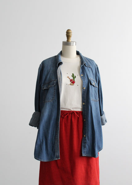 grass valley denim work shirt