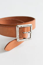 honey leather belt