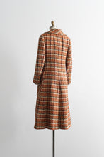 october plaid wool trench (s)