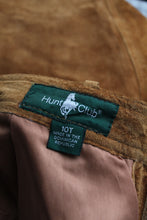 tobacco suede trousers